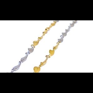 SHINE BY LEONRICH
18" Two Tone Mariner Chain in 10K Yellow Gold